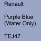 Preview: Renault, Purple Blue (Water Only), TEJ47.